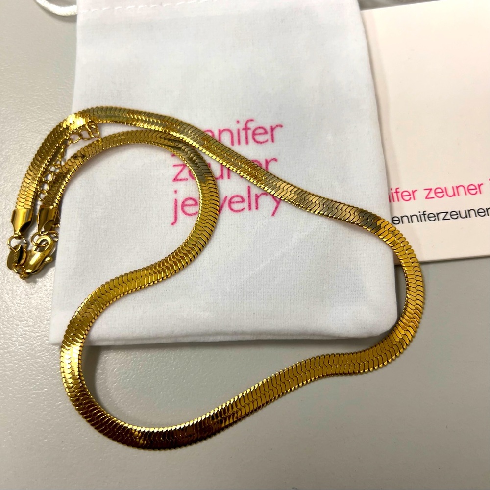 Jennifer Zeuner Hamilton Herringbone Necklace NEW!